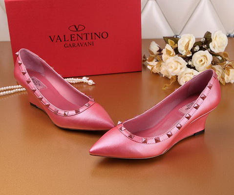 Valentino Shallow mouth wedge Shoes Women--003